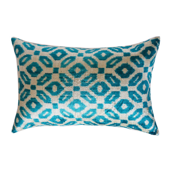 LOOMY Ikat Feather Throw Pillow Wayfair